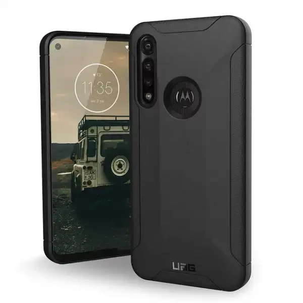 UAG Moto G Power Case (2020) (Fits Model XT2041 April 2020 Release Only) Scout [Black] Rugged Sleek Shockproof Lightweight Military Drop Tested Protective Cover