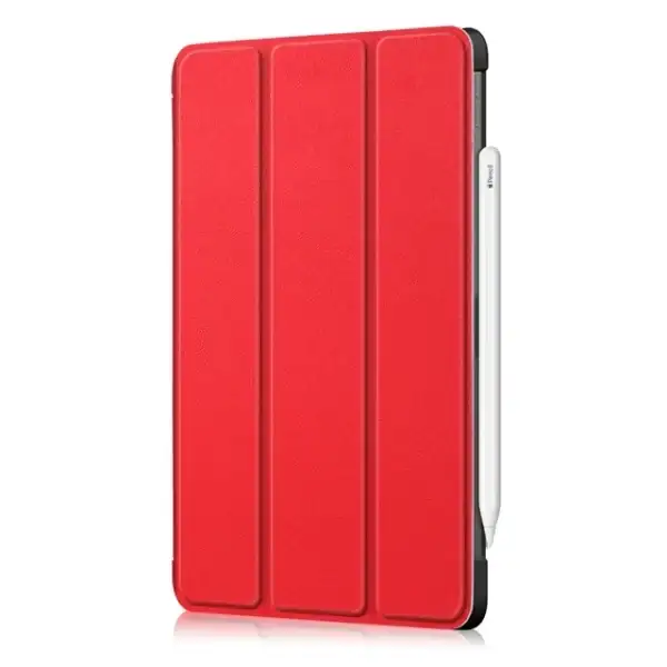 Allytech iPad Pro 11 2020 Case 2nd Generation, Slim Lightweight [Support Apple Pencil Charging] Auto Sleep Wake Trifold Stand Protective Smart Cover Case for Apple iPad Pro 11 Inch 2020 - Red