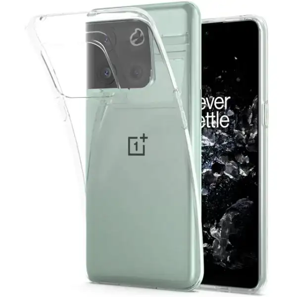 CoverON For 1+ Oneplus 10t 5G / Oneplus Ace Pro Phone Case, Flexible Slim Lightweight TPU Minimal Cover, Clear