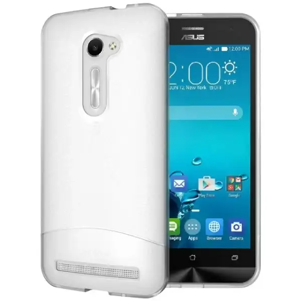 TUDIA Ultra Slim Full-Matte ARCH TPU Bumper Protective Case for ASUS Zenfone 2E (Frosted Clear)