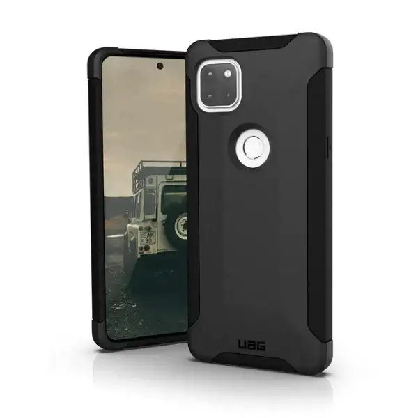 UAG Motorola Moto One 5G Ace Case (2021) [6.7-inch Screen] Scout Rugged Sleek Shockproof Lightweight Military Drop Tested Protective Cover, Black