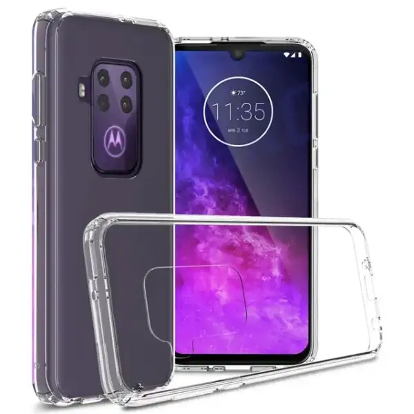 CoverON Motorola One Zoom Case, ClearGuard Series Clear Hard Phone Cover