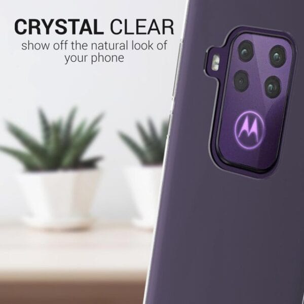 CoverON Motorola One Zoom Case, ClearGuard Series Clear Hard Phone Cover - Image 2