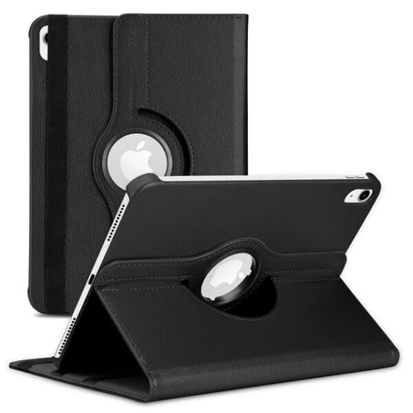 EpicGadget Smart Rotating Case Cover for iPad 10 10th Gen 10.9 Inch 2022 Released - Protective PU Leather Multi-Angle Viewing Rotating Stand Auto Sleep/Wake Folding Folio Cover Case (Black) - Image 2