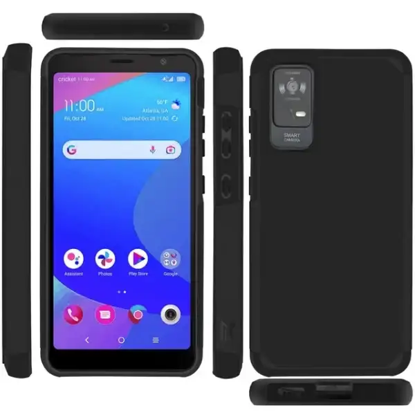 FOR TCL ION V T607DL Shockproof Hybrid Cover Phone Case - mk Black - Image 3