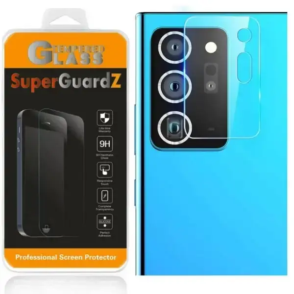 [2-Pack] For Rear Camera Lens of Samsung Galaxy Note 20 Ultra - SuperGuardZ Tempered Glass Screen Protector, Anti-Scratch, 9H Hardness, Anti-Bubble, Anti-Shock