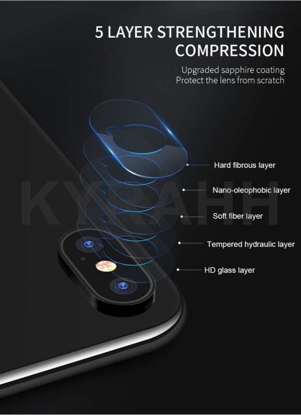 DEYS 9H Back Camera Lens Protector Designed for Motorola Moto One Power - Image 3