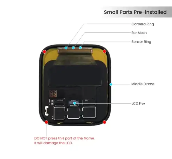 Apple Watch Series 4 44mm OLED Display Touch Screen Digitizer Replacement (Refurbished) - Image 3