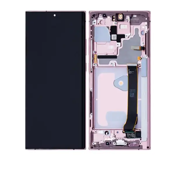 Samsung Galaxy Note 20 Ultra 5G OLED Screen Assembly Replacement With Frame (OLED PLUS) (Mystic Bronze) - Image 2