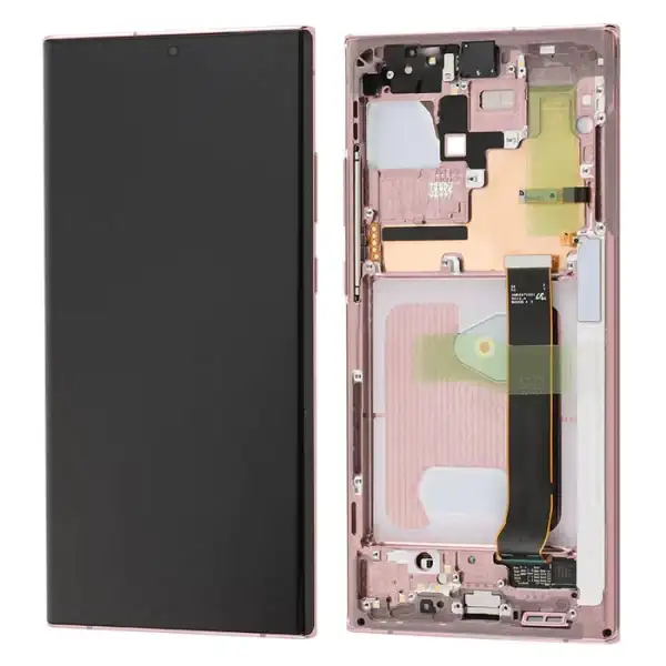 Samsung Galaxy Note 20 Ultra 5G OLED Screen Assembly Replacement With Frame (Refurbished) (Mystic Bronze) - Image 2